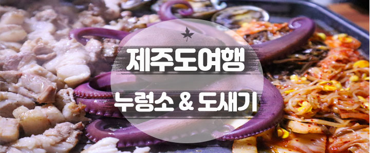 [제주도] 기대 없이 방문했다 인생 맛집 되어버린 흑돼지 맛집 : 누렁소 & 도새기