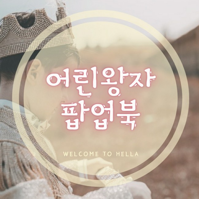 어린왕자 팝업북 보신 분~너무 예뻐요><