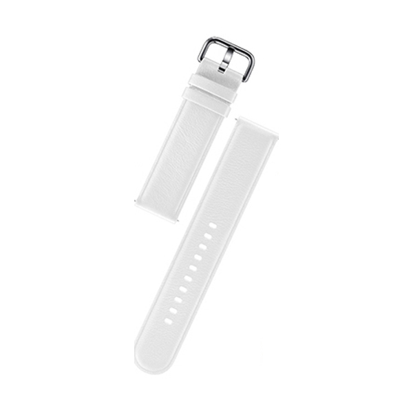  삼성전자 갤럭시 워치 액티브2 20mm 레더 스트랩, 화이트, 1개