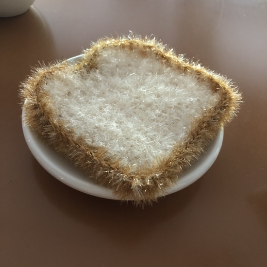  하라밸의 취미생활) 식빵 수세미 만들기