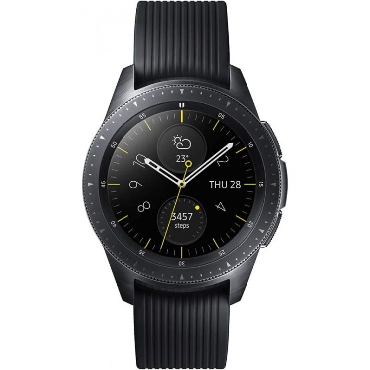  삼성 갤럭시 워치 LTE 42mm - 미드나잇 블랙(영국 버전) SM-R815FZK, 단일옵션, 단일옵션