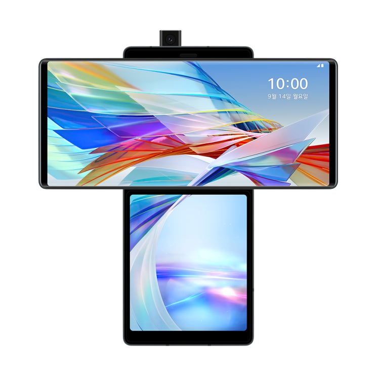  LG전자 Wing 5G 스위블 스마트폰, 공기계, 오로라 그레이, 128GB