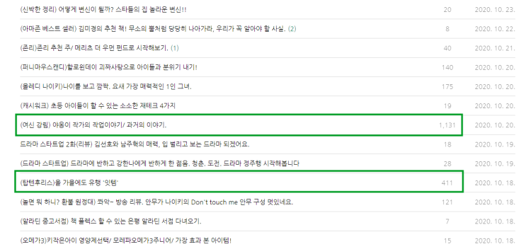  급상승 검색어로 포스팅해보기. 블로그 저품질 빨간불!