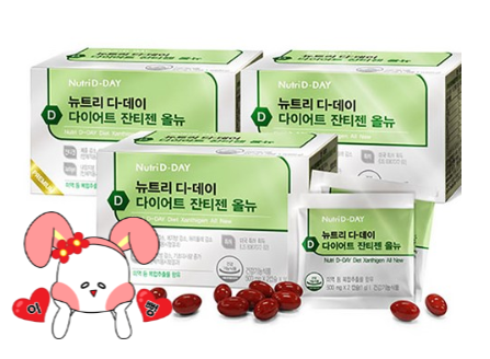  20대 직장여성을 위한 다이어트 보조제 뉴트리디데이 잔티젠 강추!