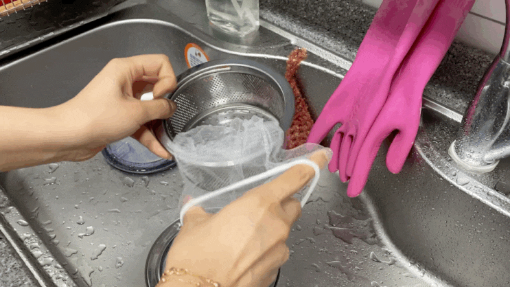  다이소 씽크대 배수구망 완젼 편해! 싱크대 망의 깔끔함