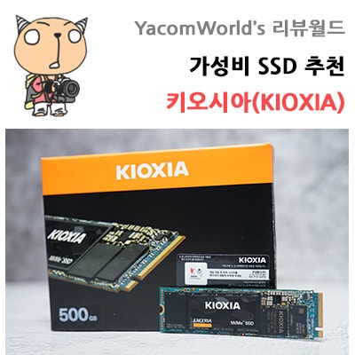 가성비 SSD 추천 키오시아(KIOXIA) NVMe SSD 리뷰