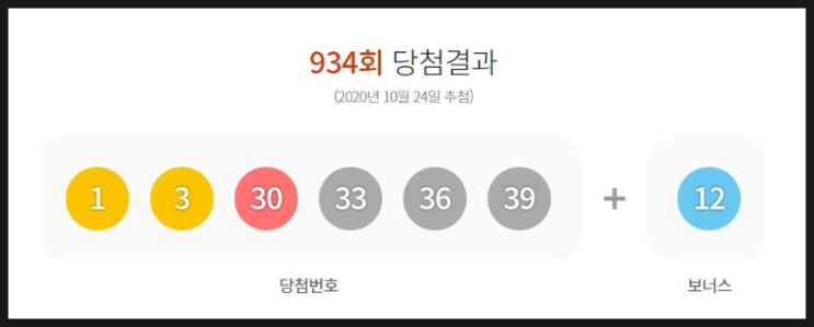  934회 로또 1등 4명 당첨금 57억....대박입니다