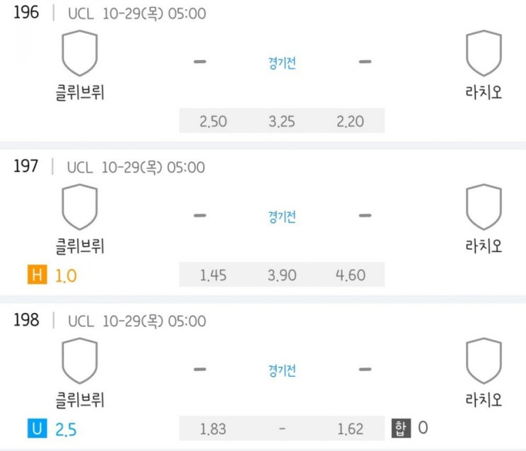 2020.10.28 UCL UEFA 챔피언스리그 조별리그 2차전 클뤼브뤼[클럽브뤼헤] 라치오 | 도르트문트 제니트 | 페렌츠바 D키예프 | 유벤투스 바르셀로나 | 맨유 라이프치히