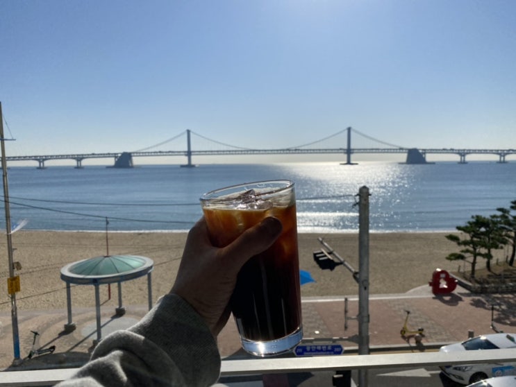  부산 광안리 카페오뜨(HAUTE),광안대교뷰 예쁜카페, 루프탑