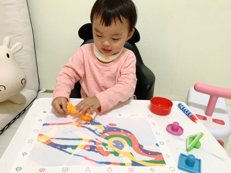  아이챌린지 호비 31개월 쓱쓱 물그림놀이 이렇게 좋아할수가!!