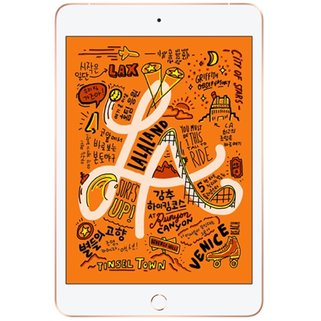  Apple 2019년 iPad mini 5세대, Wi-Fi+Cellular, 64GB, Gold