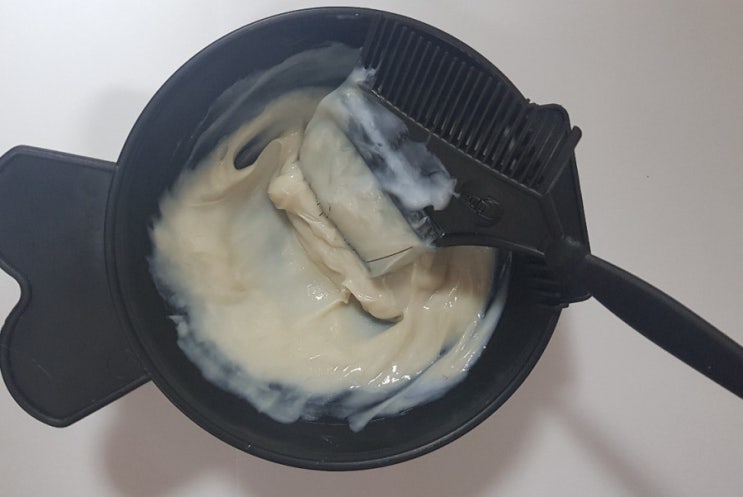  리엔 염색약 흑모비책 소분이라 뿌리 염색하기 편해요