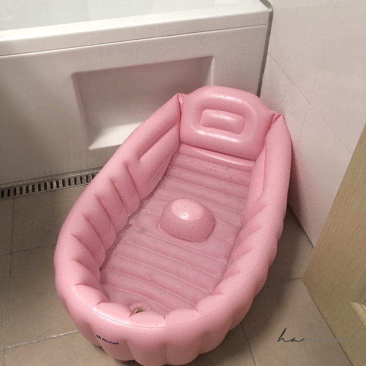  릿첼욕조 신생아부터 사용 가능한 육아템 촉감놀이해도 좋아요