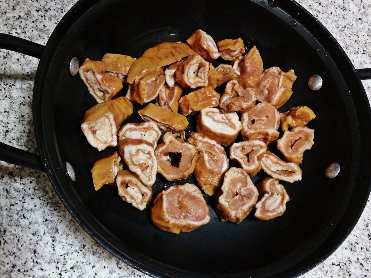  막창포장을 택배로 황기품은 막창 맛집의 맛 부드러운 삶은막창