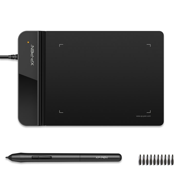  XPPEN STAR G430S 펜 타블렛 130 x 107 x 2 mm, 단일상품, 검정색