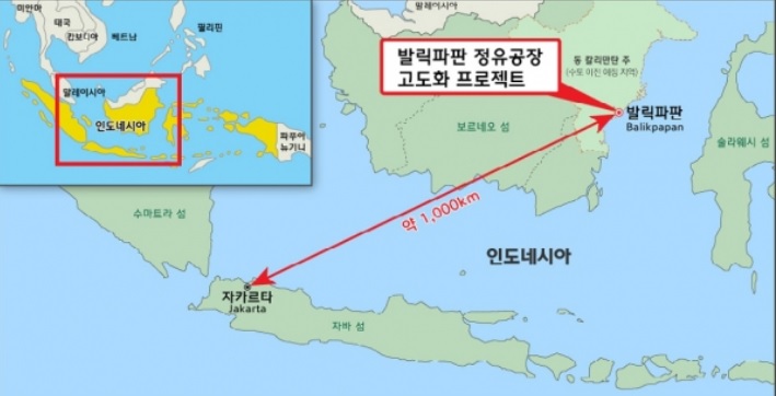  현대엔지니어링, 인니 발릭파판 정유공장 프로젝트 수주, 현대모터