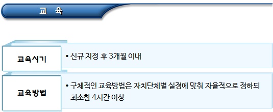 지역형 예비사회적기업 지정 후 관리