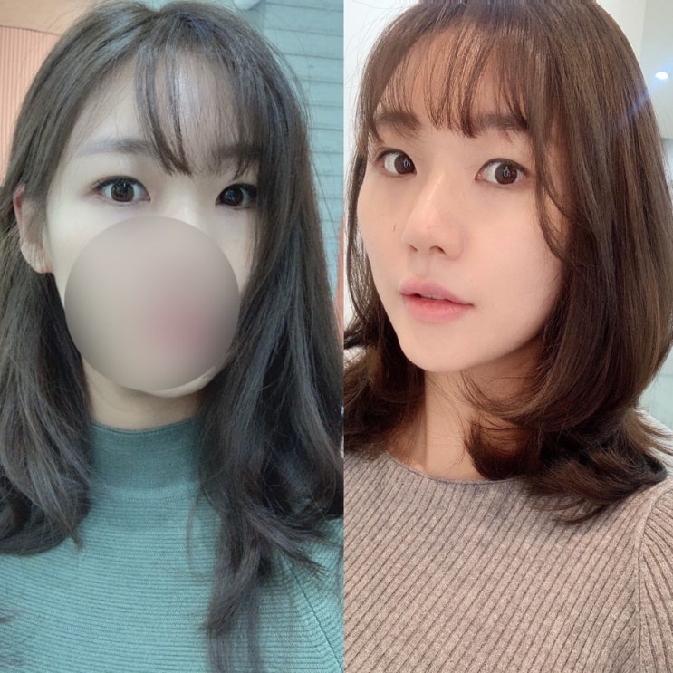  청담 정샘물 웨스트 : 승열 부원장님 : 2020 가을 염색 & 단발 레이어드컷