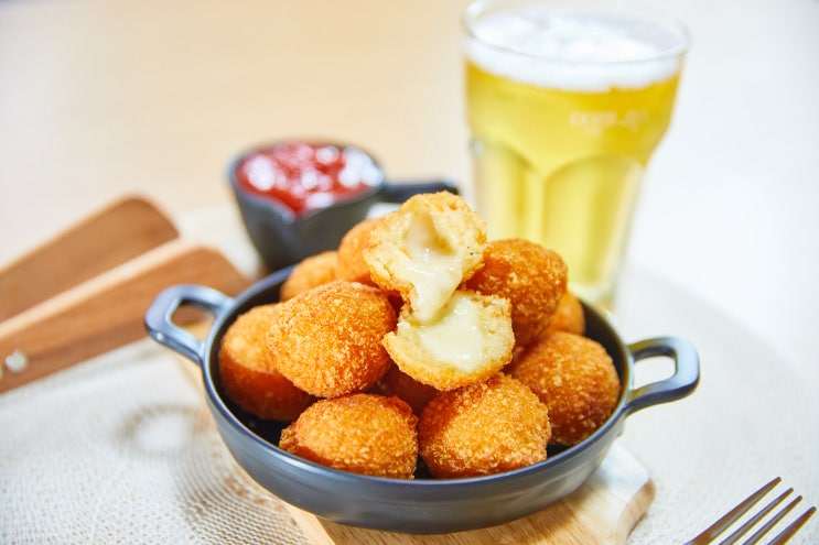  맥주안주/움집감자 치즈감자볼