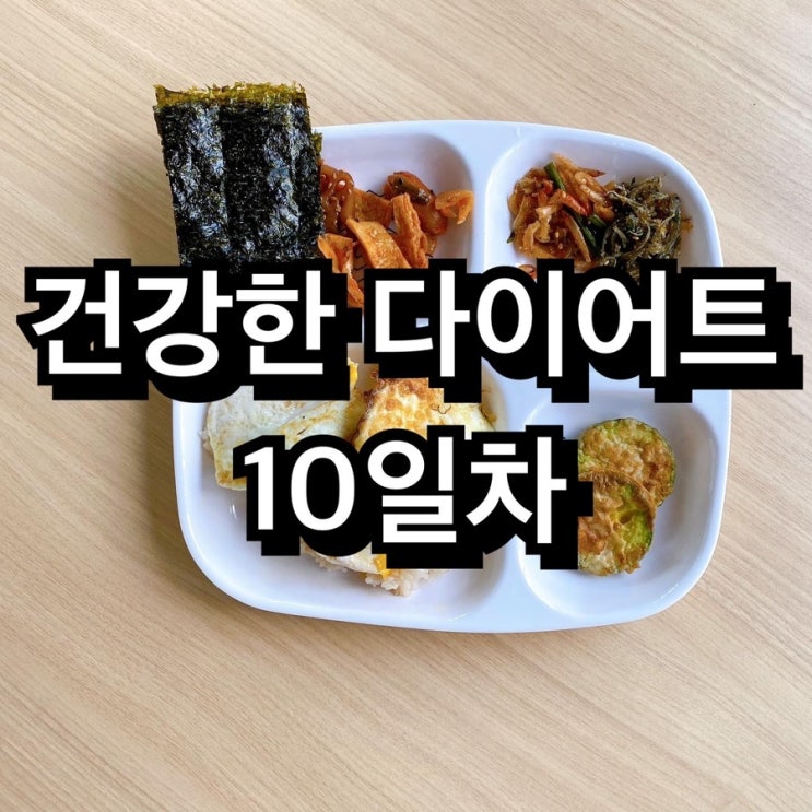 다이어트 10일차 건강한 - 식단일기 구운계란