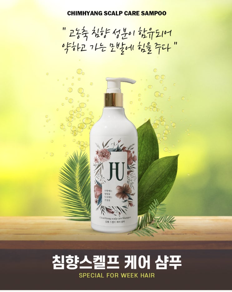  두피케어샴푸/에스비코스메틱 침향 스켈프 케어 샴푸