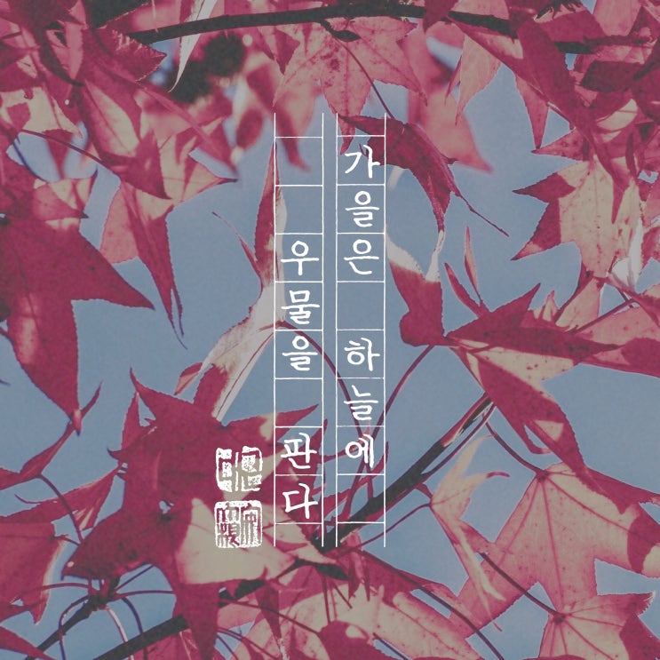  가을은 하늘에 우물을 판다 (가을시 필사, 펠리칸 140 EF닙 1964년식)