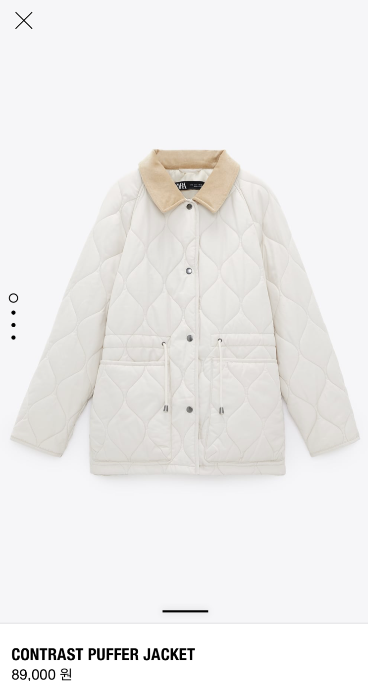  ZARA 자라 푸퍼 자켓(CONTRAST PUFFER JACKET)/워셔블 패딩 리뷰