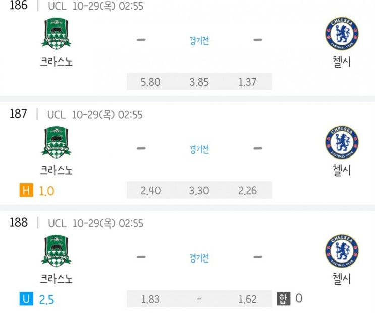 2020.10.28 UCL UEFA 챔피언스리그 조별리그 2차전 크라스노 첼시 | 바샥셰히 PSG | 세비야 스타드렌