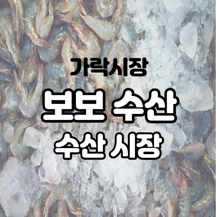 서비스 좋고 친절했던 가락시장역 수산 시장 보보 수산 추천! 서비스 좋고 친절했던 가락시장역 수산 시장 보보 수산 추천!