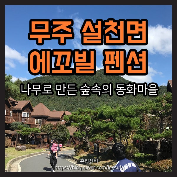  무주 펜션 추천 수영장 워터슬라이드 풋살장을 품은 에꼬빌 ( feat.숲속의 작은 동화마을 펜션 )