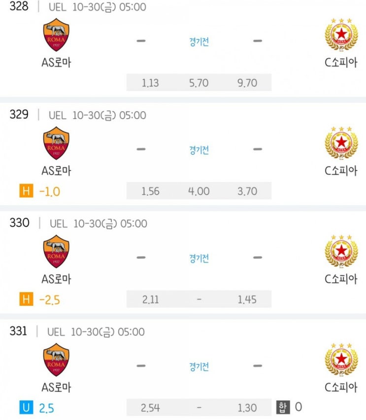 2020.10.29 UEL UEFA 유로파리그 조별리그 AS로마 C소피아 | CFR 영보이스 | 아스날 던도크 | 몰데 라피트빈 | 슬라프라 레버쿠젠 | OGC니스 H베르셰 2020.10.29 UEL UEFA 유로파리그 조별리그 AS로마 C소피아 | CFR 영보이스 | 아스날 던도크 | 몰데 라피트빈 | 슬라프라 레버쿠젠 | OGC니스 H베르셰