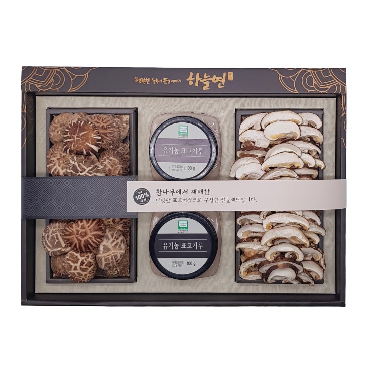  청림농원 국내산 하늘연 표고버섯 혼합세트 390g, 1세트