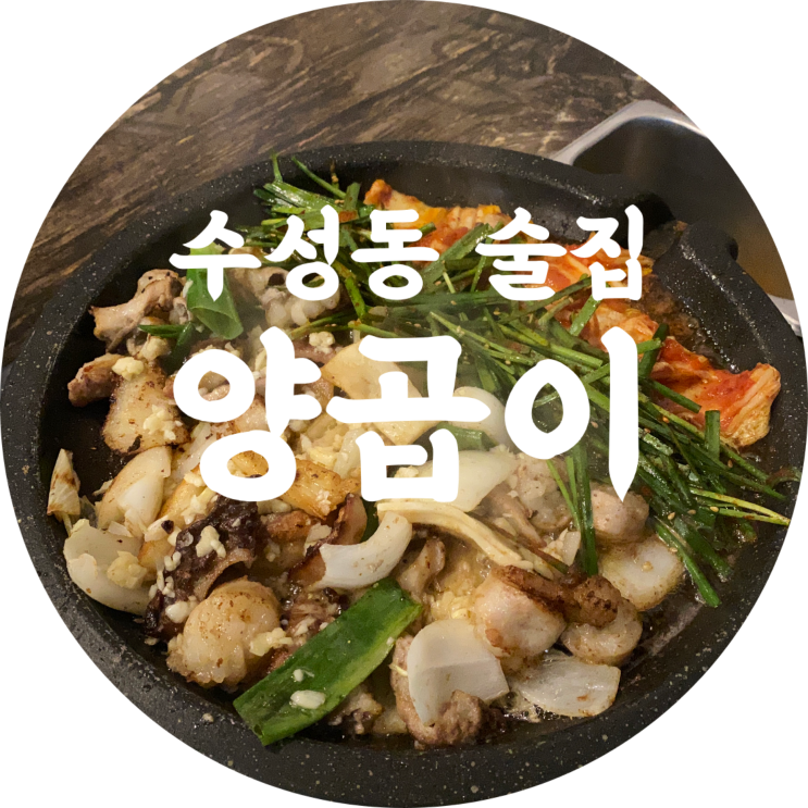  대구 신천시장 술집 양곱이 곱창 맛집