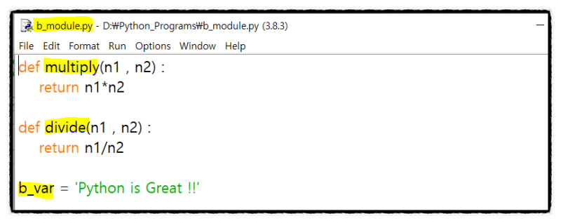 파이썬 모듈(module) 불러오기 - import, from ~ import, import ~ as, from ~ import ...