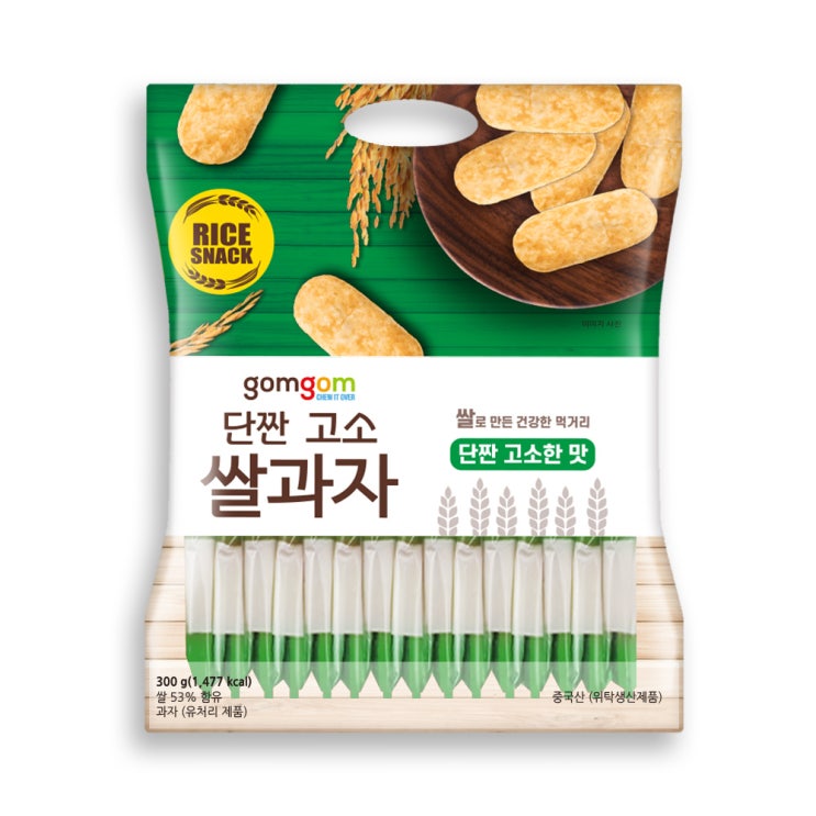  곰곰 쌀과자, 단짠 고소, 300g, 1개