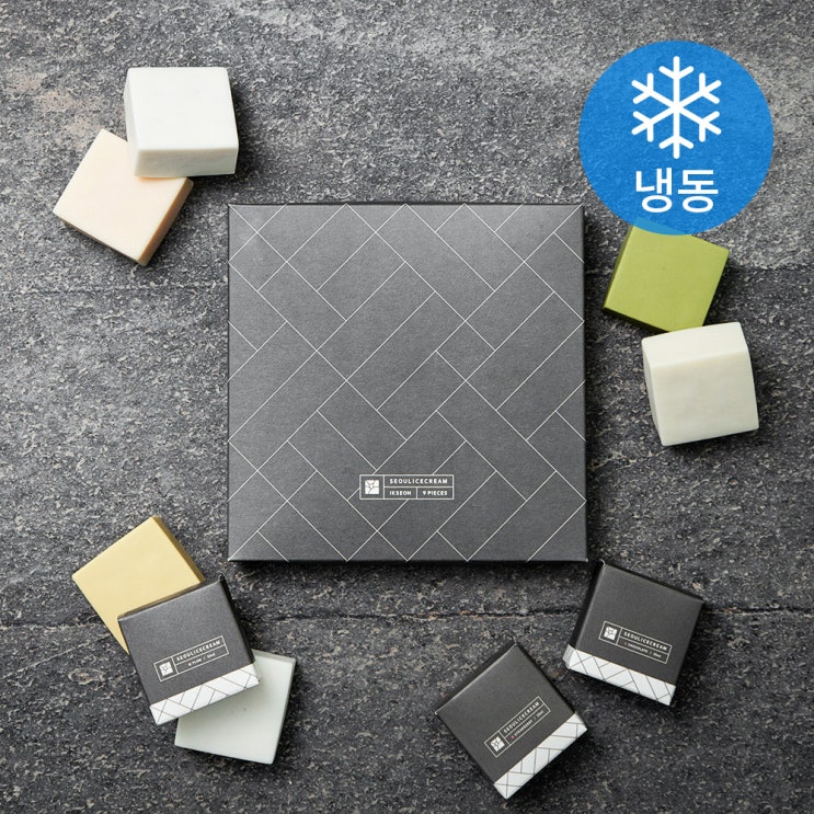  서울아이스크림 큐브 아이스크림 베스트 55ml x 9종 세트 (냉동), 1세트