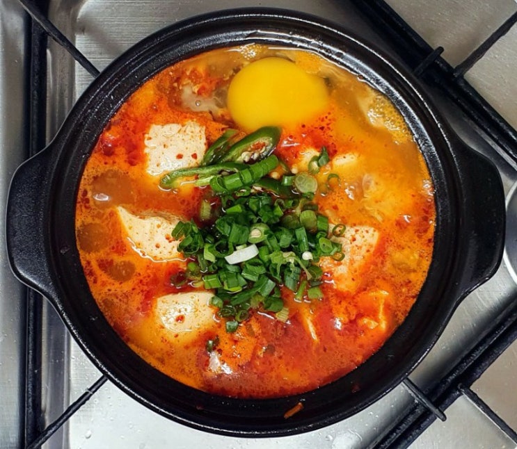  순두부찌개 끓이는법 10분 요리