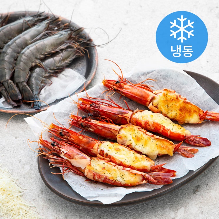  프라이드 블랙타이거새우 LIVE Frozen (냉동), 500g(15미), 1개