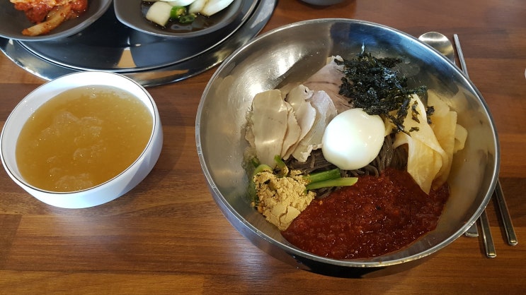  증평 - 진미가효, 수육막국수