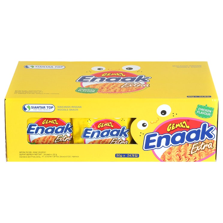  게메즈 에낙 라면 과자, 30g, 24개입