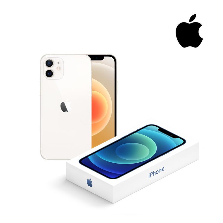  아이폰 12 128GB, 화이트
