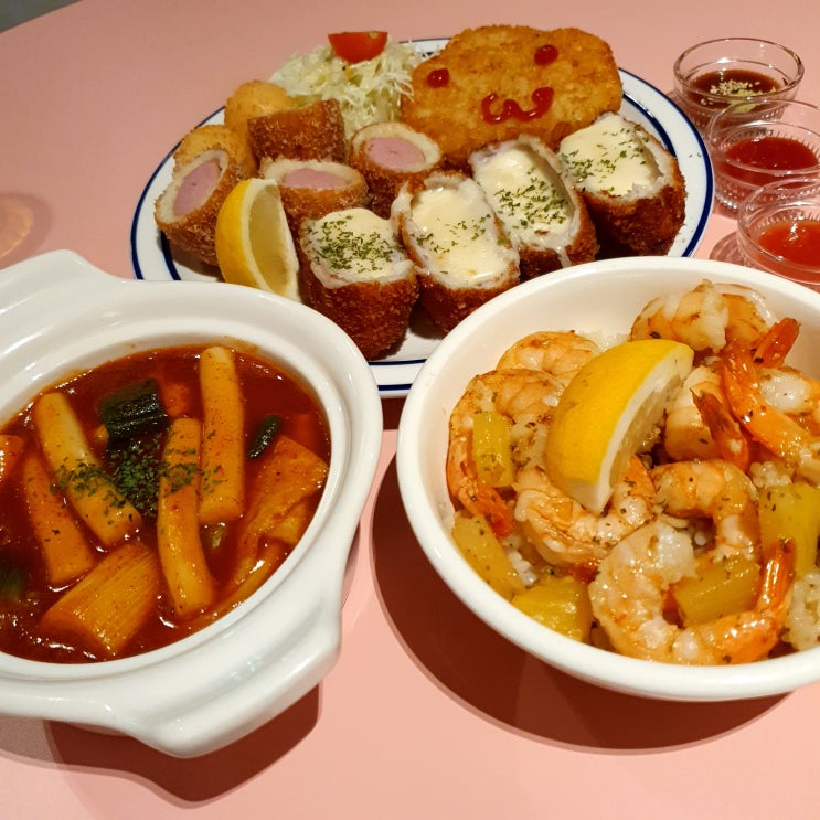 대구 반월당 맛집 : 돈까스와 갈릭쉬림프가 맛있는 봉산동 맛집 미미추 스낵바