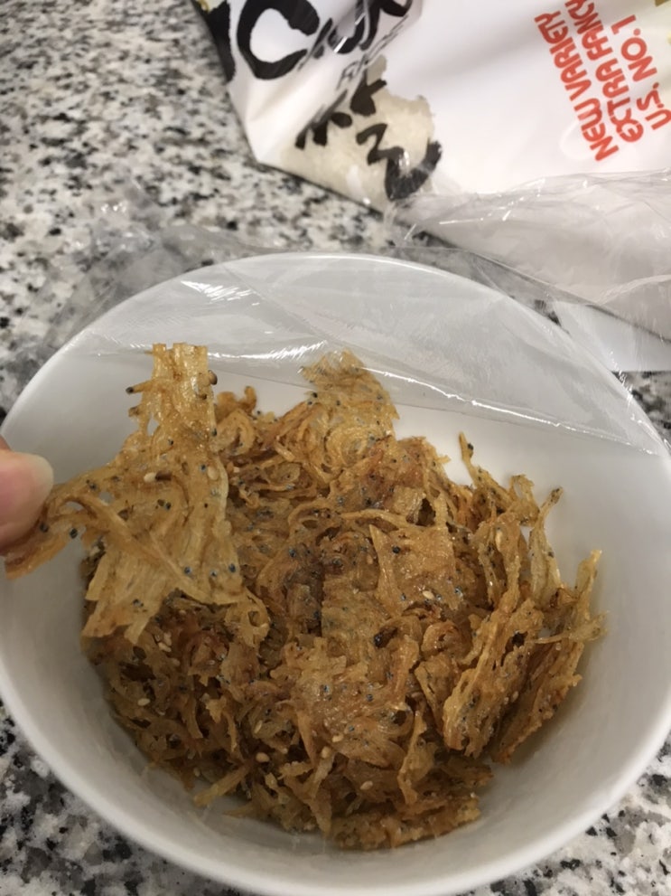  설탕솔솔 바싹한 뱅어포구이랑 양념 뱅어포구이 존맛탱 ^^