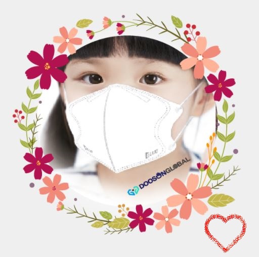  블루 본 소형 마스크 KF80 1박스50개입