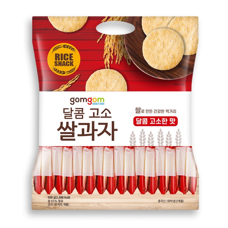  곰곰 쌀과자, 달콤 고소, 500g, 1개