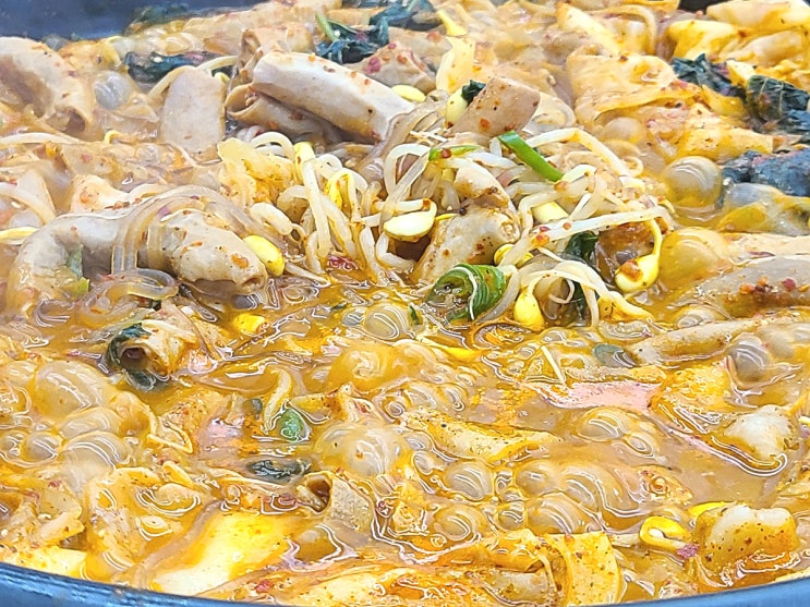  [학하동 맛집] 원주청정고을순대 : 고소한 내장이 풍성하게 들어간 내장전골 맛집