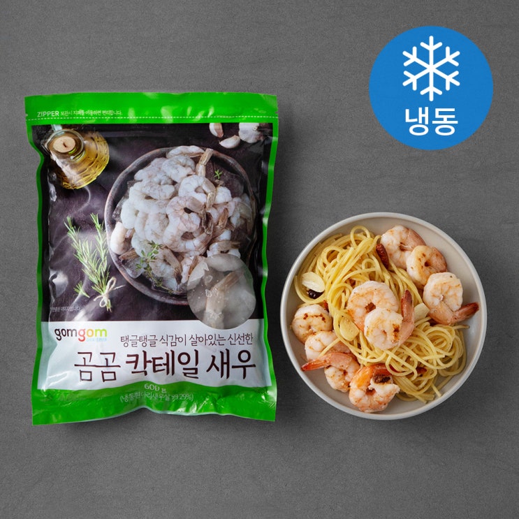  곰곰 칵테일 새우 특대 (냉동), 600g, 1개