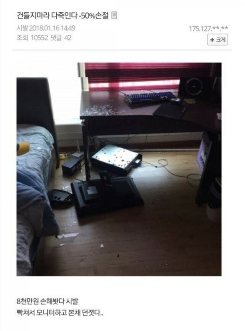 비트코인 떡락당시 비트코인갤 상황 : 네이버 블로그