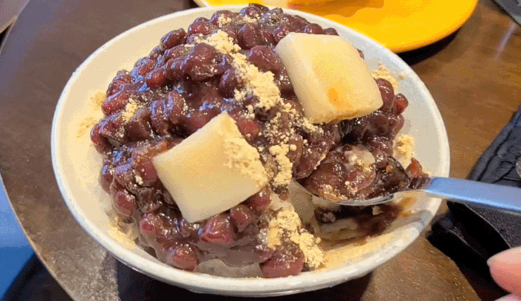  대한민국 3대 전통 팥빙수 서울 이촌역 맛집