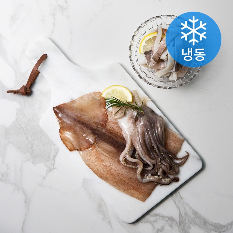 국산 냉동 손질 오징어 (냉동), 600g, 1개
